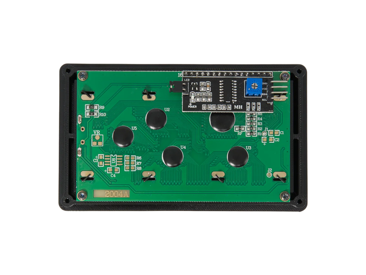 Blende für 20×4 LCD Display mit I2C Schnittstelle 2004A HD44780