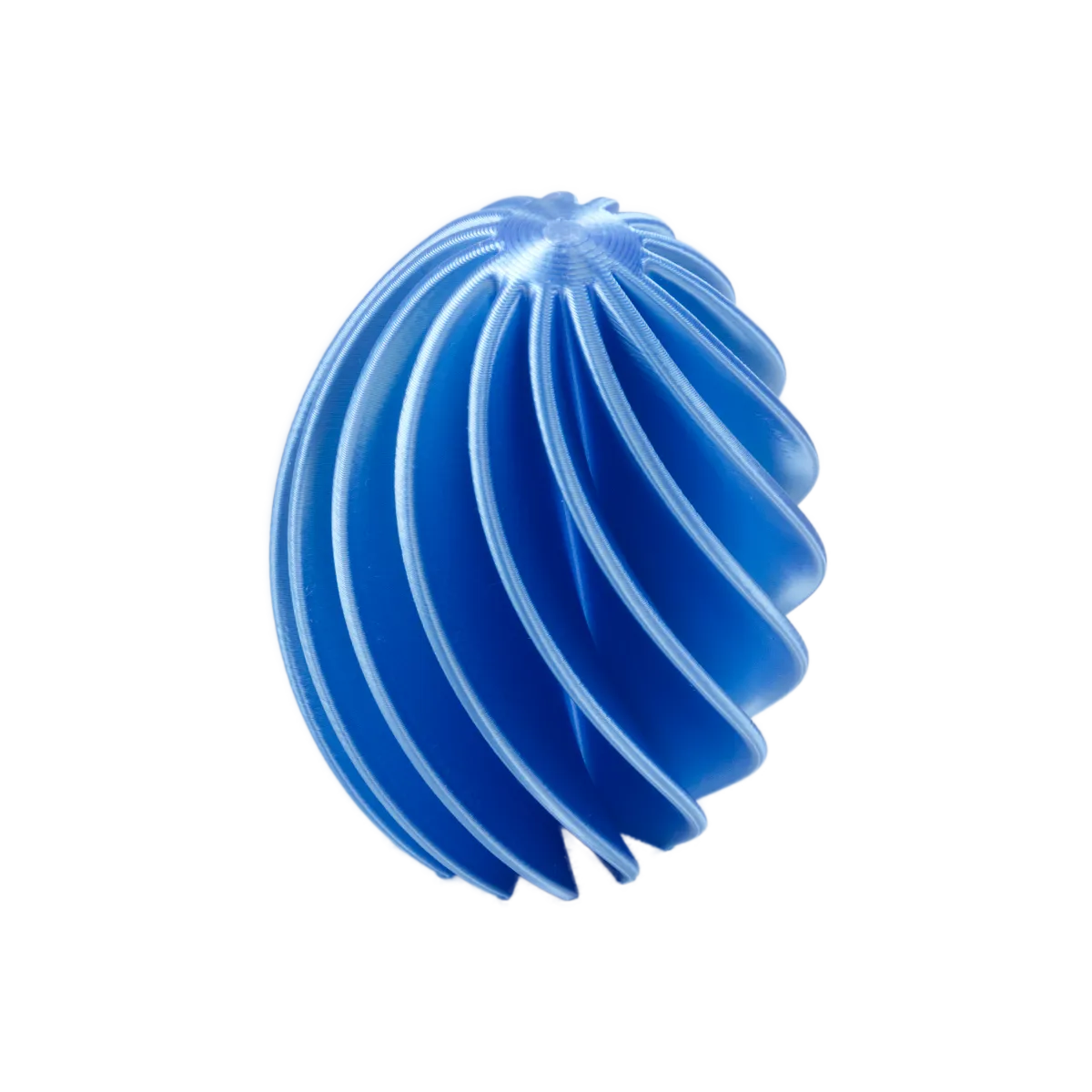 Elegantes Osterei mit gedrehtem Design 01: Moderne Osterdekoration 60-100mm