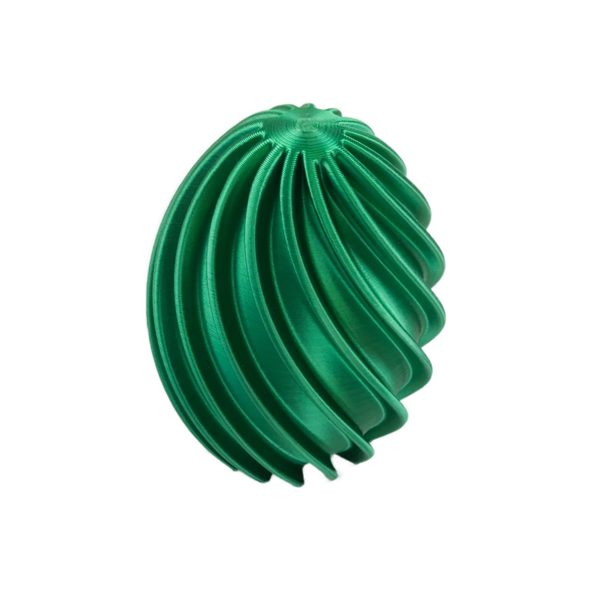 Elegantes Osterei mit gedrehtem Design 02: Moderne Osterdekoration 120-180mm