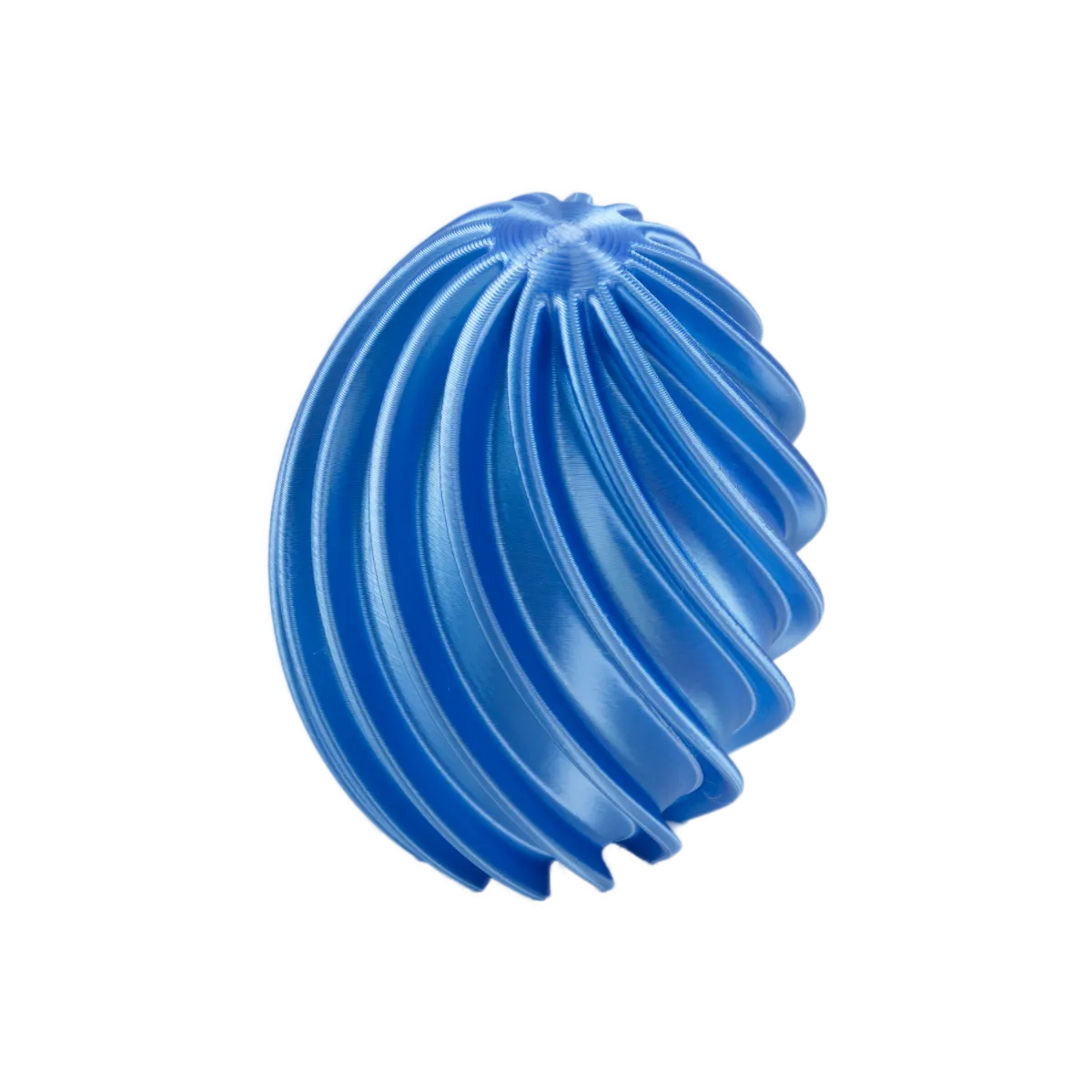 Elegantes Osterei mit gedrehtem Design 02: Moderne Osterdekoration 120-180mm