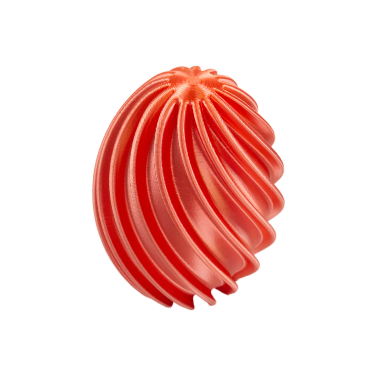 Elegantes Osterei mit gedrehtem Design 02: Moderne Osterdekoration 120-180mm