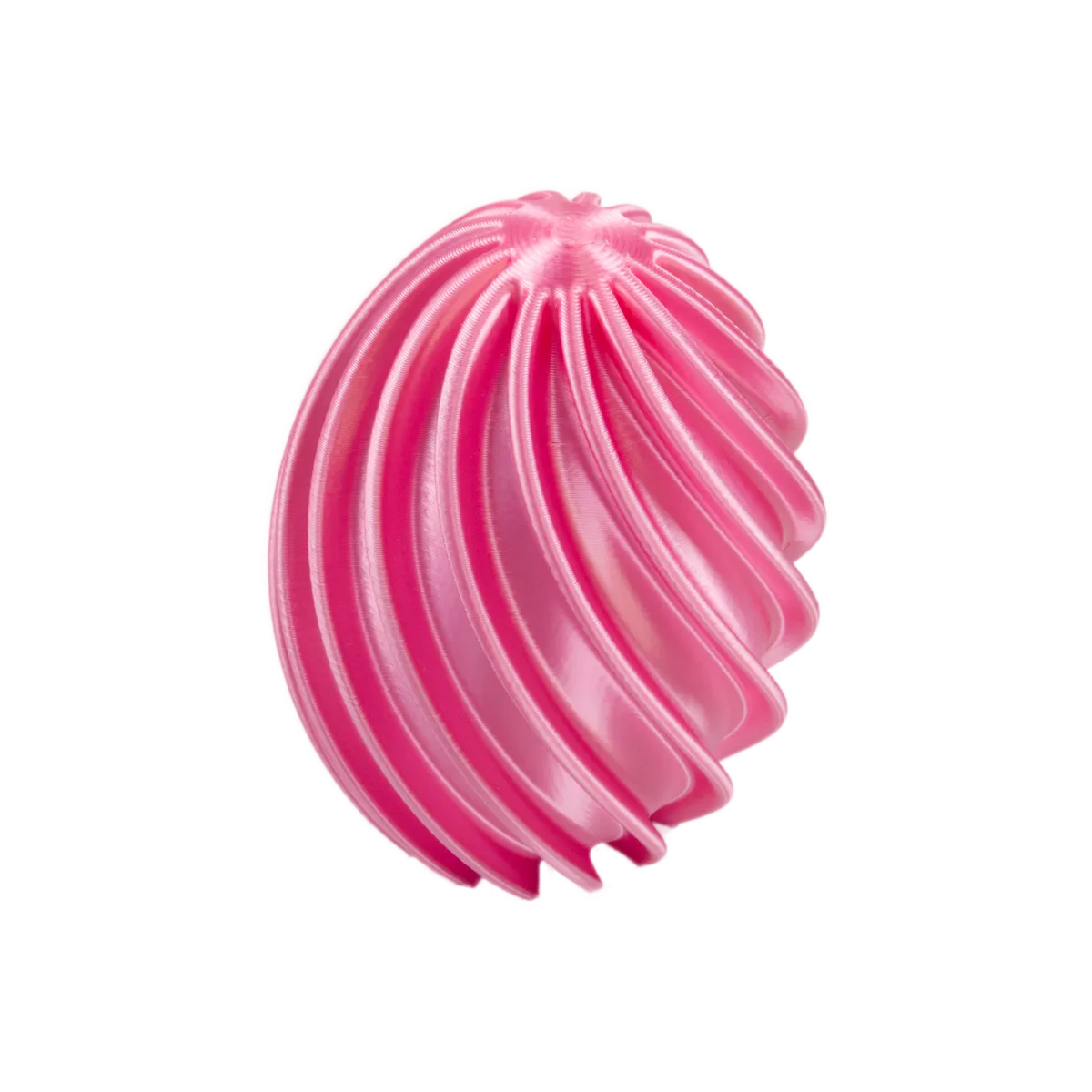 Elegantes Osterei mit gedrehtem Design 02: Moderne Osterdekoration 120-180mm