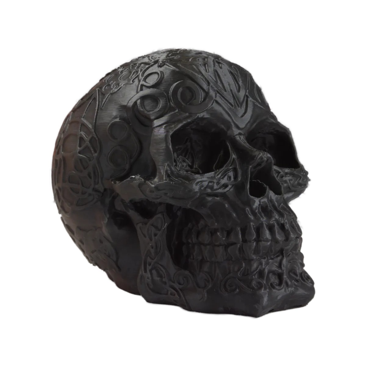 Mystischer Schädel: Keltischer Totenkopf für unheimliche Halloween-Stimmung