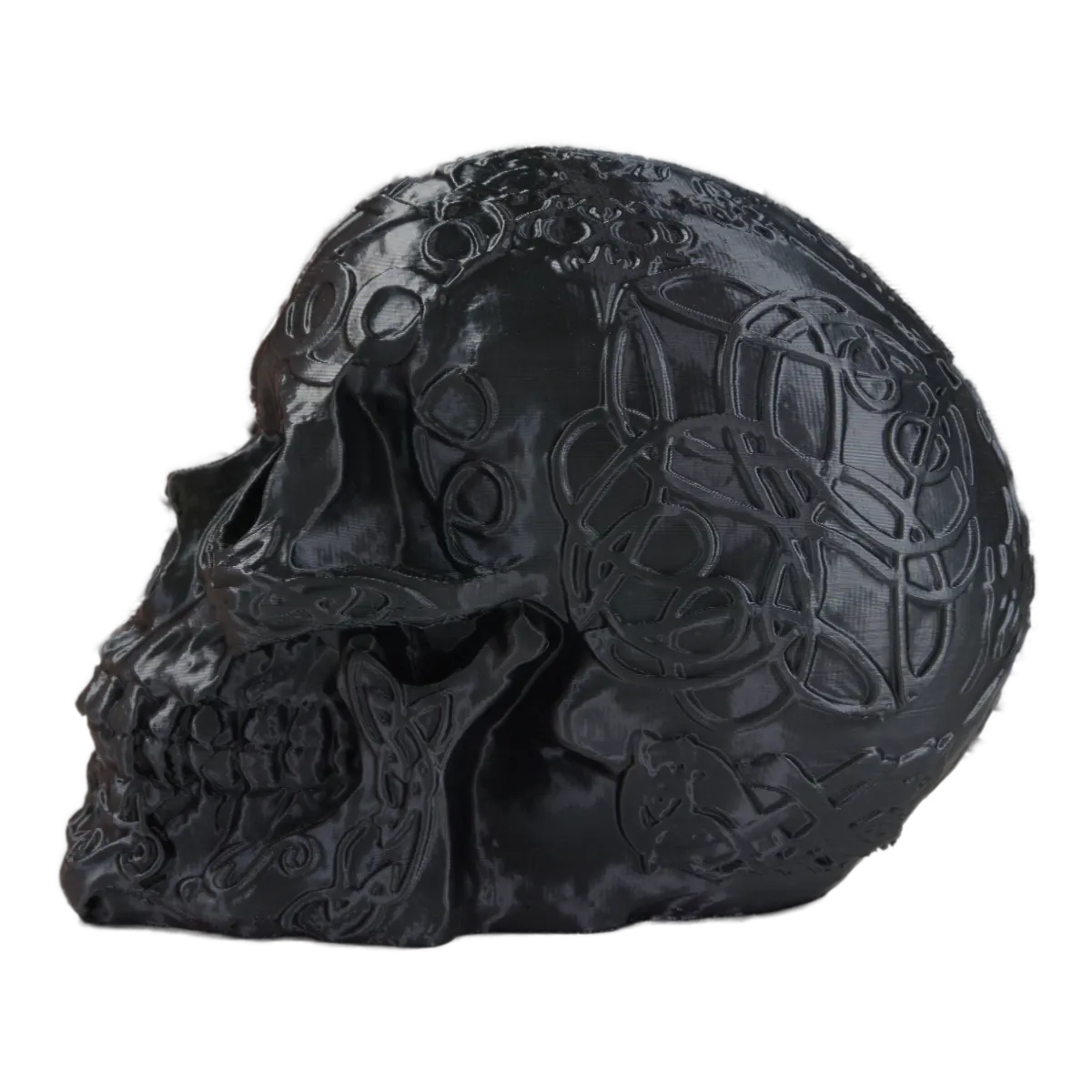 Mystischer Schädel: Keltischer Totenkopf für unheimliche Halloween-Stimmung