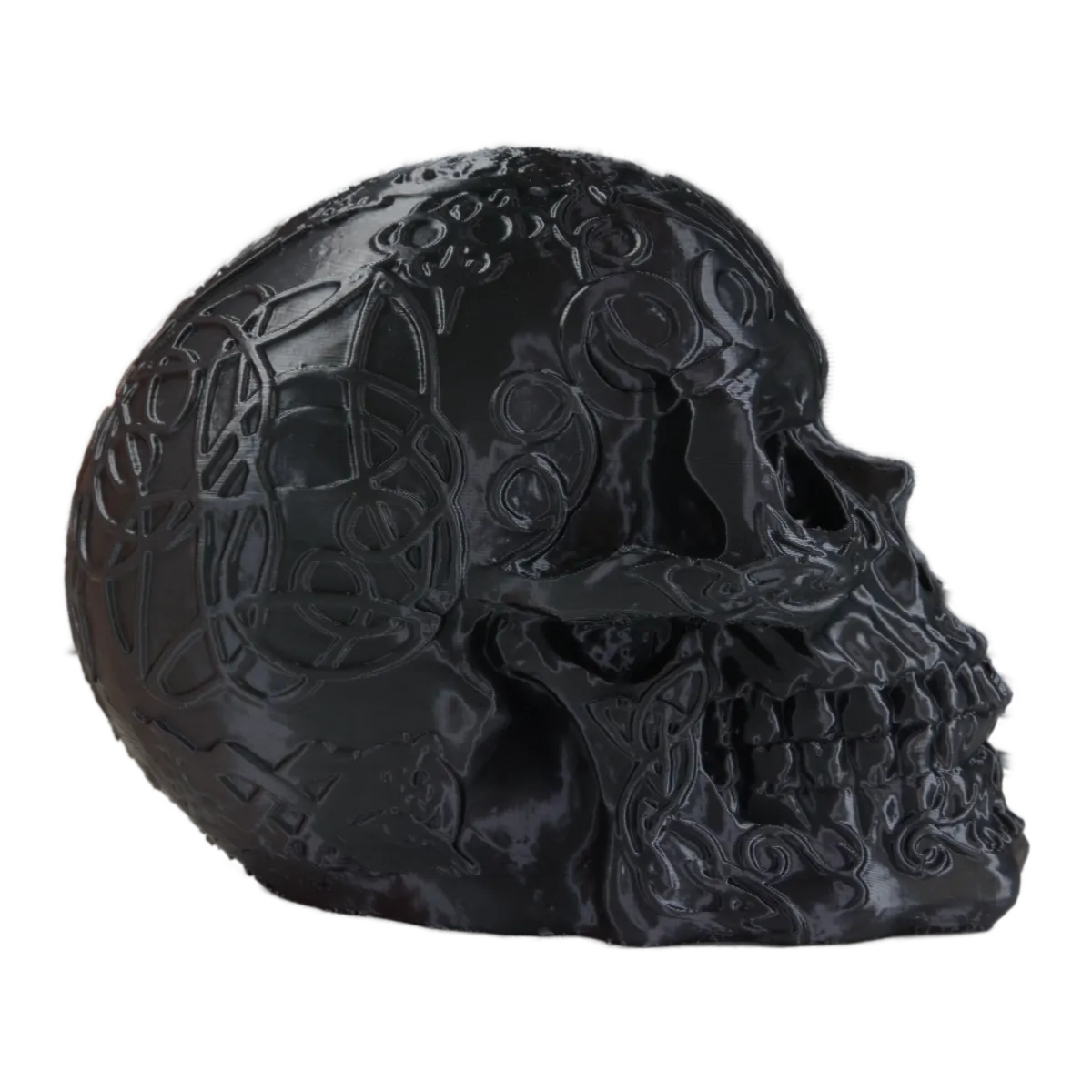 Mystischer Schädel: Keltischer Totenkopf für unheimliche Halloween-Stimmung