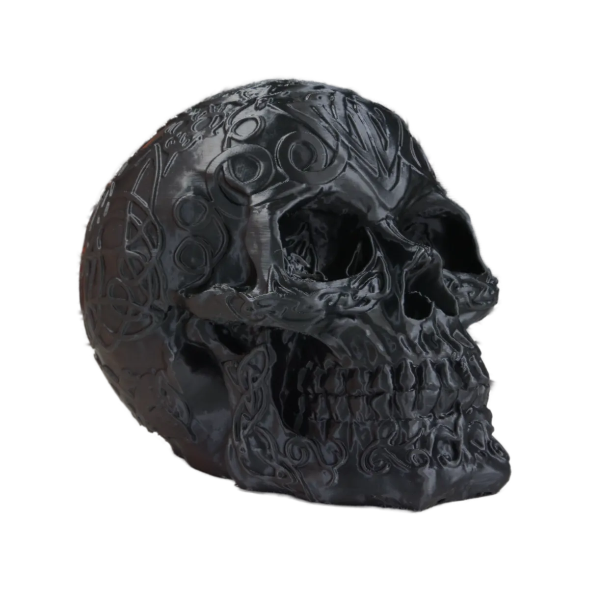 Mystischer Schädel: Keltischer Totenkopf für unheimliche Halloween-Stimmung