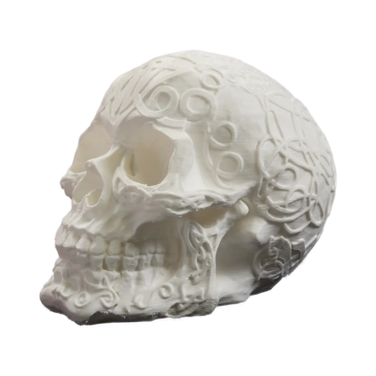 Mystischer Schädel: Keltischer Totenkopf für unheimliche Halloween-Stimmung