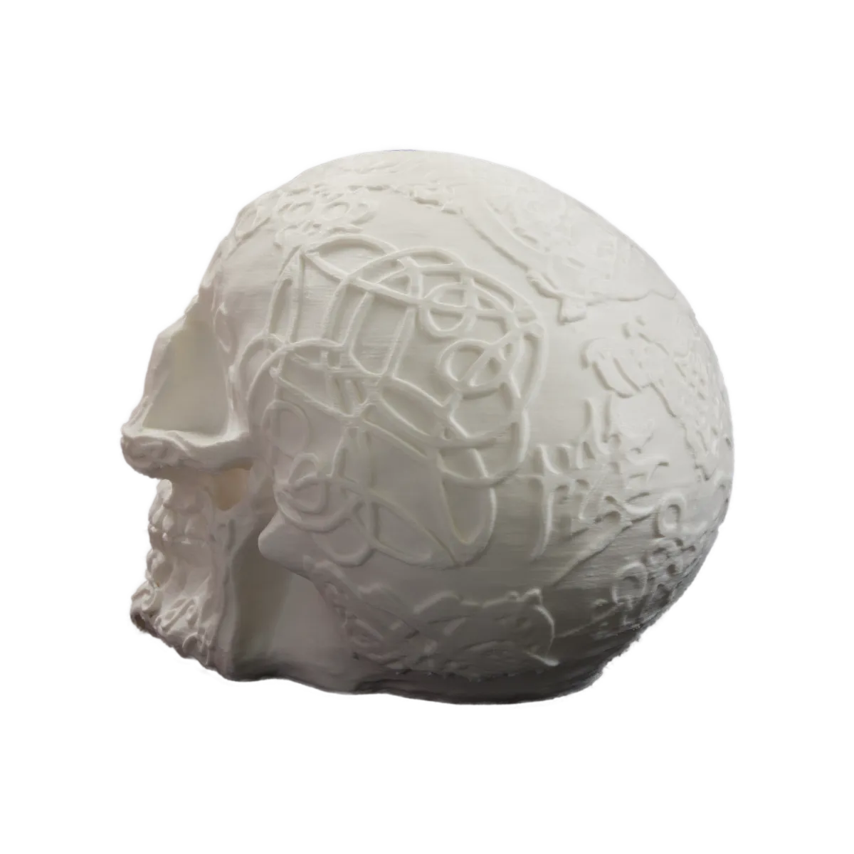Mystischer Schädel: Keltischer Totenkopf für unheimliche Halloween-Stimmung