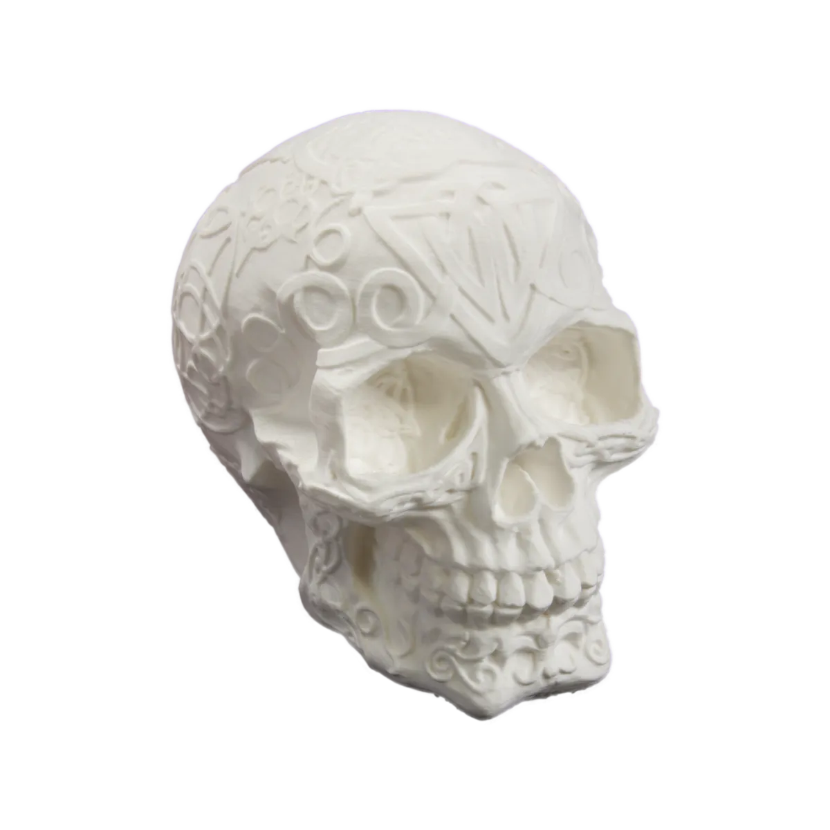Mystischer Schädel: Keltischer Totenkopf für unheimliche Halloween-Stimmung