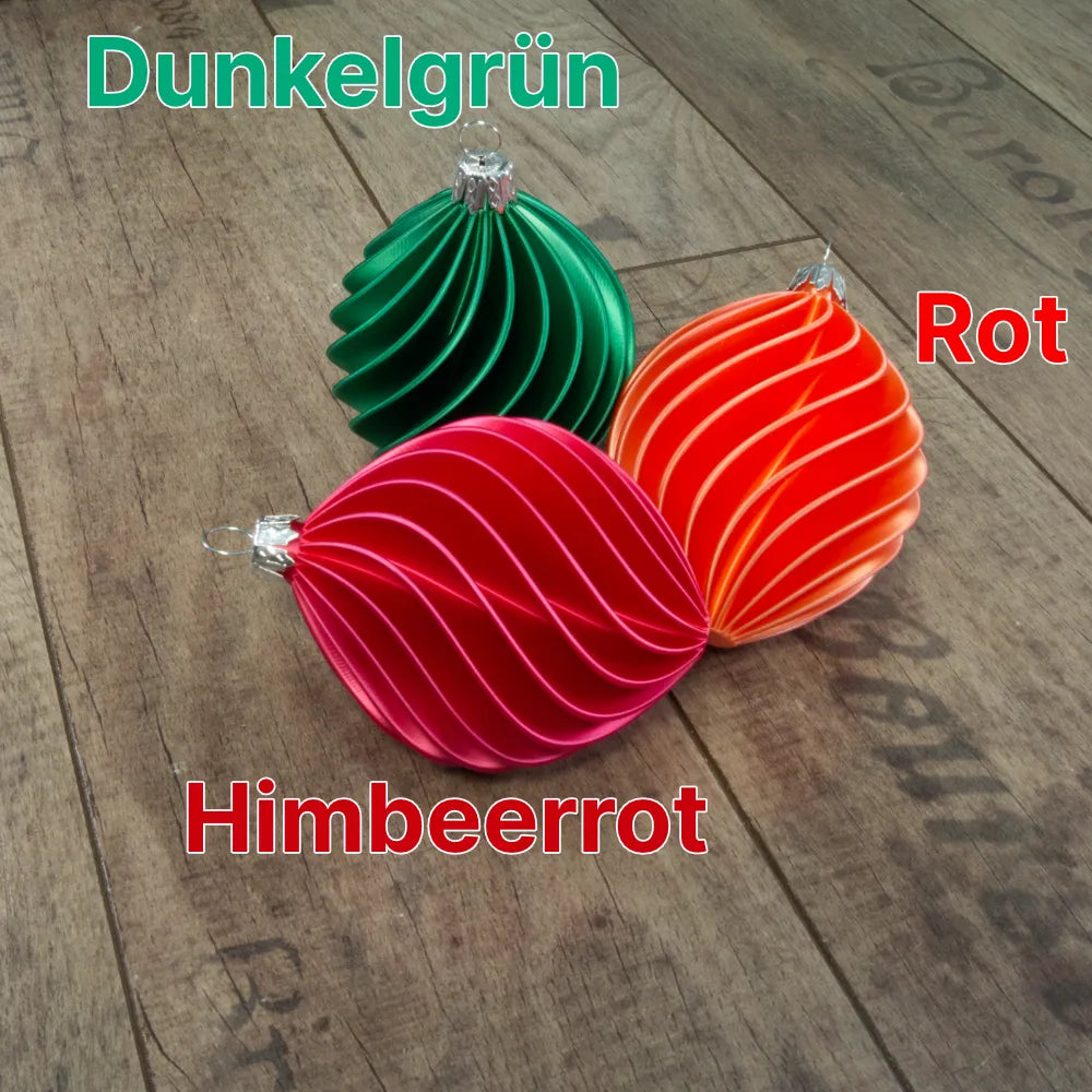Christbaumkugeln mit Traditioneller Charme – verschiedene Farben