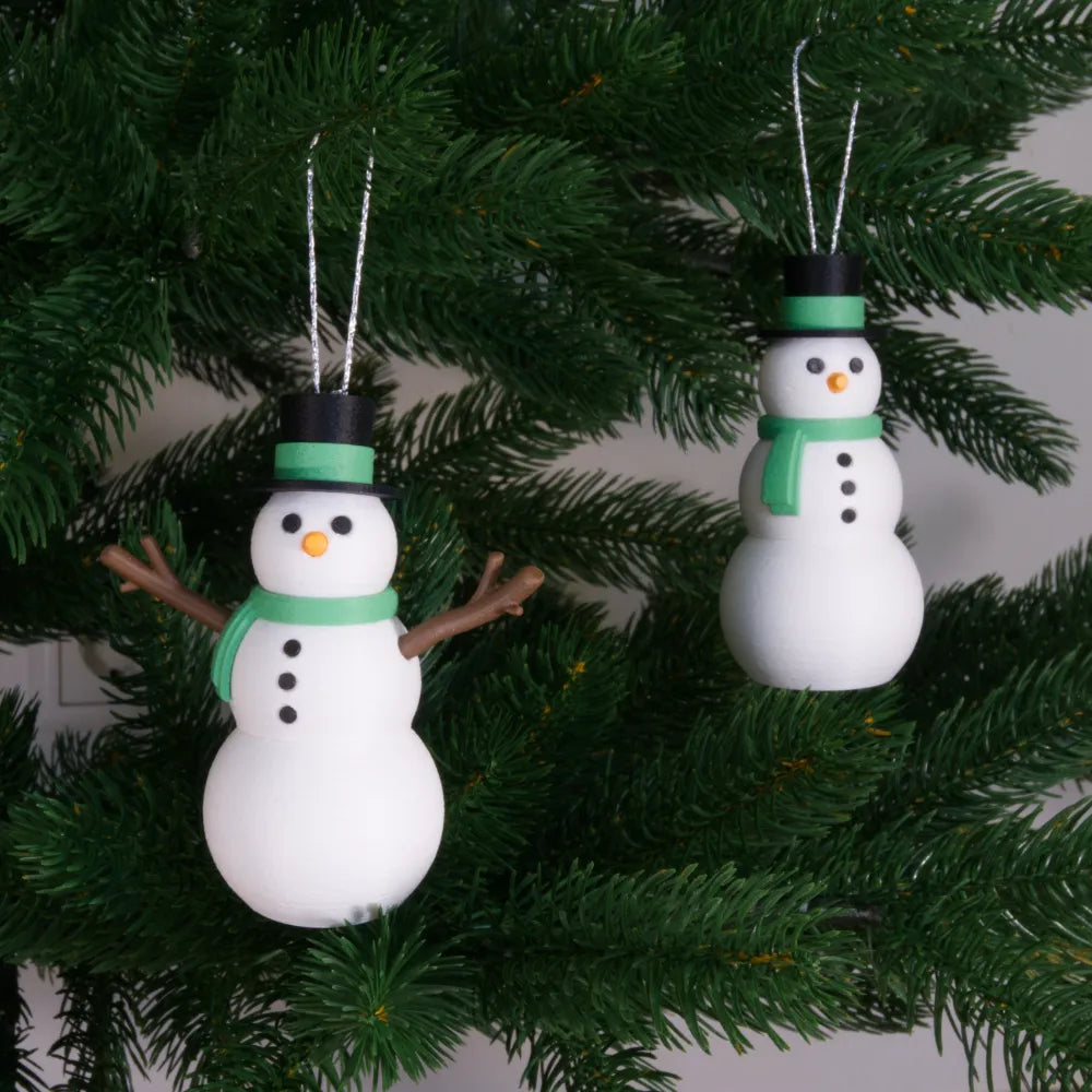 Gelenk Schneemann: Perfekte Weihnachtsbaumdeko und Tischdeko