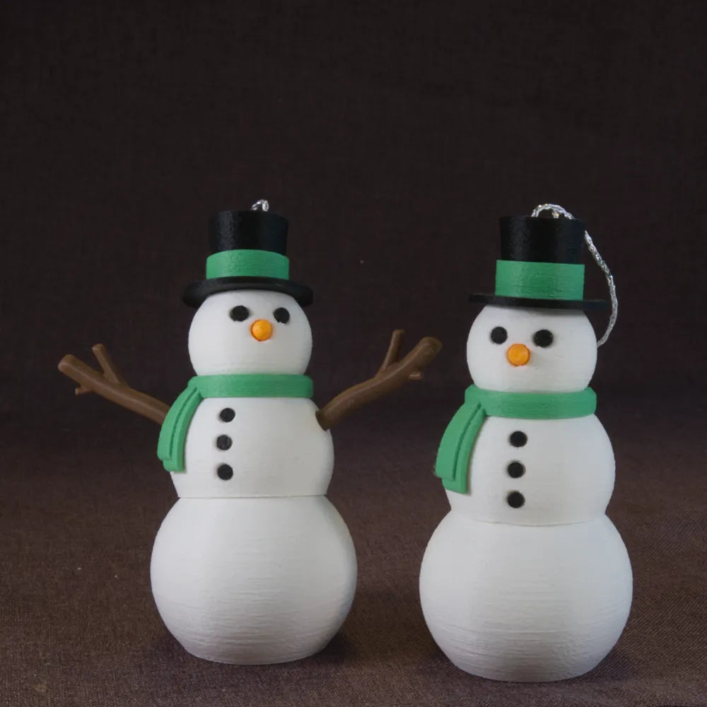 Gelenk Schneemann: Perfekte Weihnachtsbaumdeko und Tischdeko