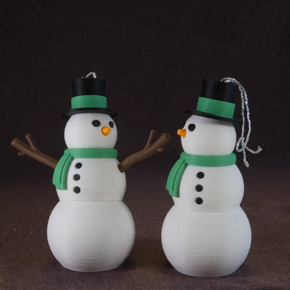 Gelenk Schneemann: Perfekte Weihnachtsbaumdeko und Tischdeko