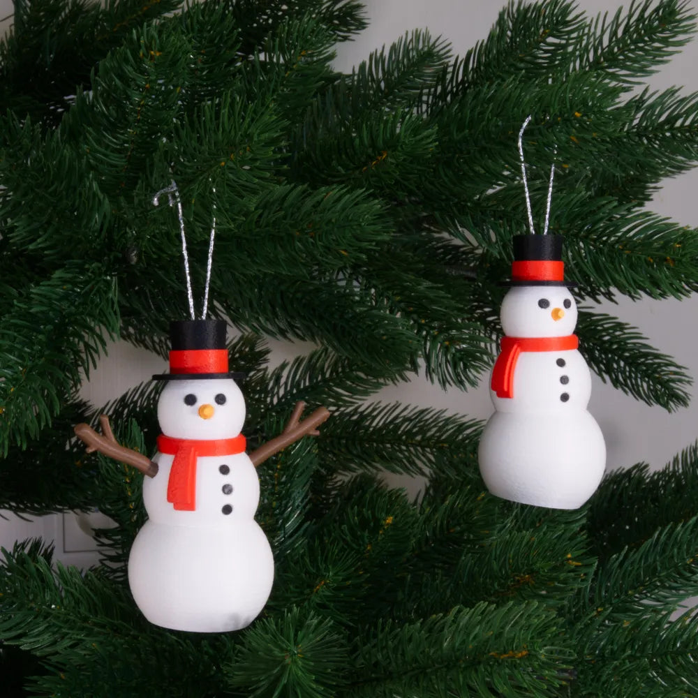 Gelenk Schneemann: Perfekte Weihnachtsbaumdeko und Tischdeko