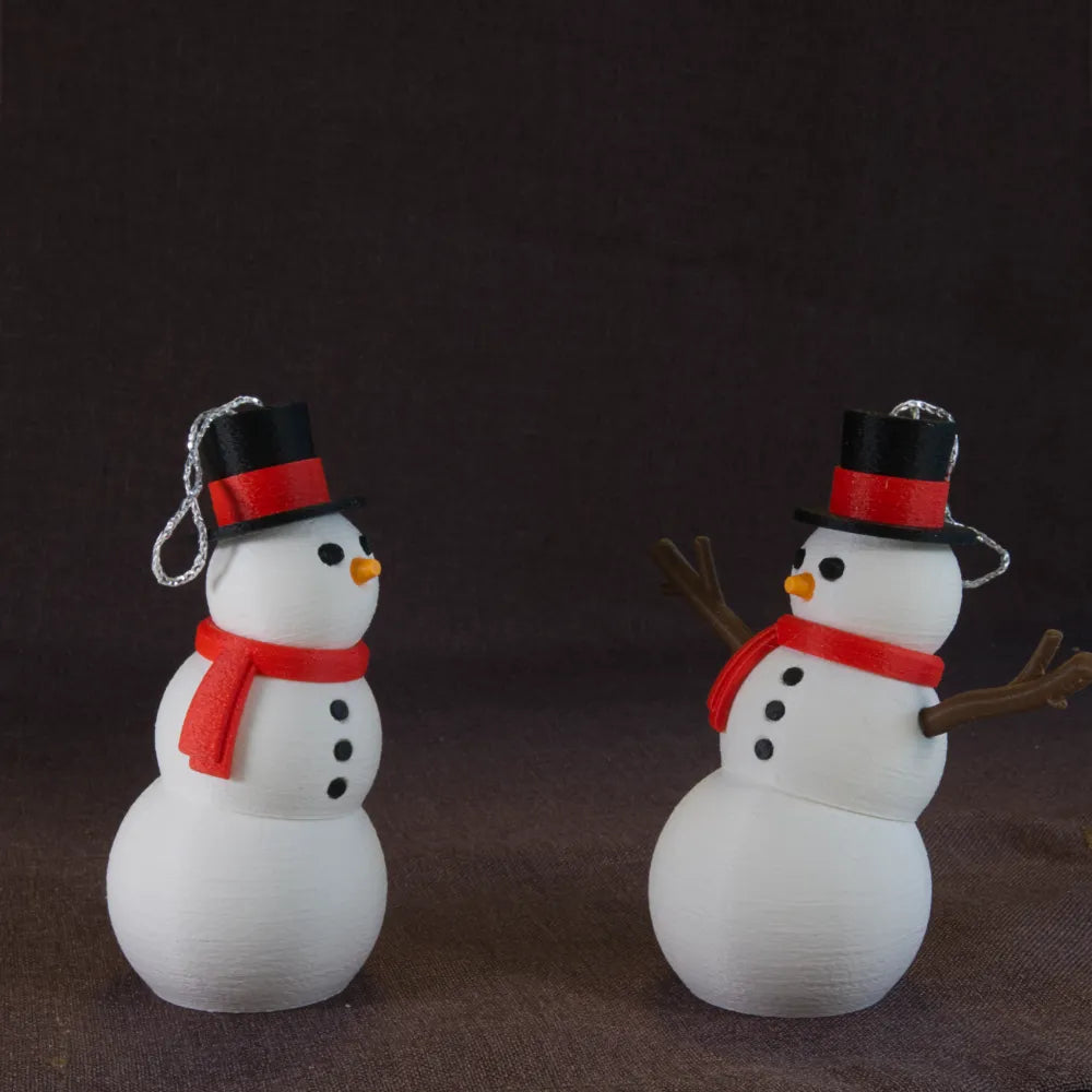 Gelenk Schneemann: Perfekte Weihnachtsbaumdeko und Tischdeko