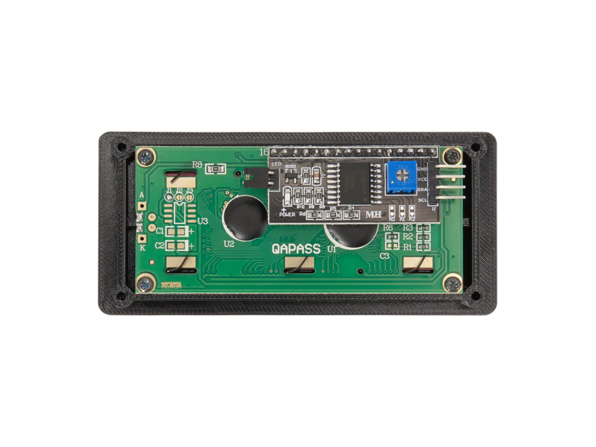 Blende für 16×2 LCD Display mit I2C Schnittstelle 1602A HD44780