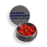 Omni Flex TPU Diabolo 9mm / .35cal mit 5mm Stahlkugel – Hochpräzise Hybrid-Munition