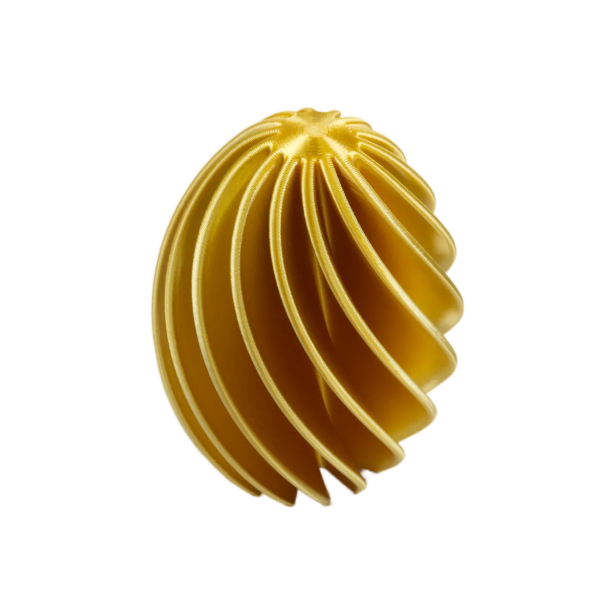 Elegantes Osterei mit gedrehtem Design 01: Moderne Osterdekoration 120-180mm
