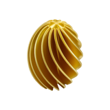 Elegantes Osterei mit gedrehtem Design 01: Moderne Osterdekoration 120-180mm