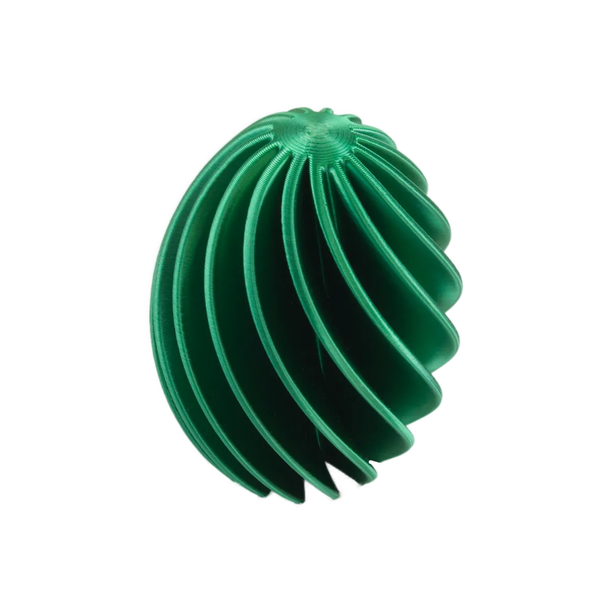 Elegantes Osterei mit gedrehtem Design 01: Moderne Osterdekoration 120-180mm