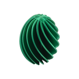 Elegantes Osterei mit gedrehtem Design 01: Moderne Osterdekoration 120-180mm