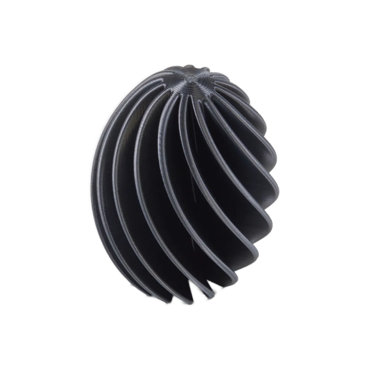 Elegantes Osterei mit gedrehtem Design 01: Moderne Osterdekoration 120-180mm