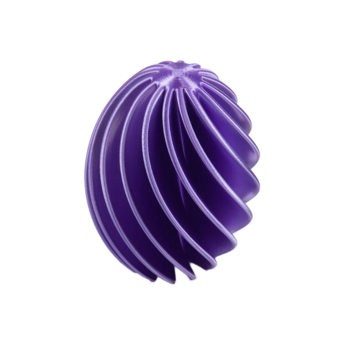 Elegantes Osterei mit gedrehtem Design 01: Moderne Osterdekoration 120-180mm
