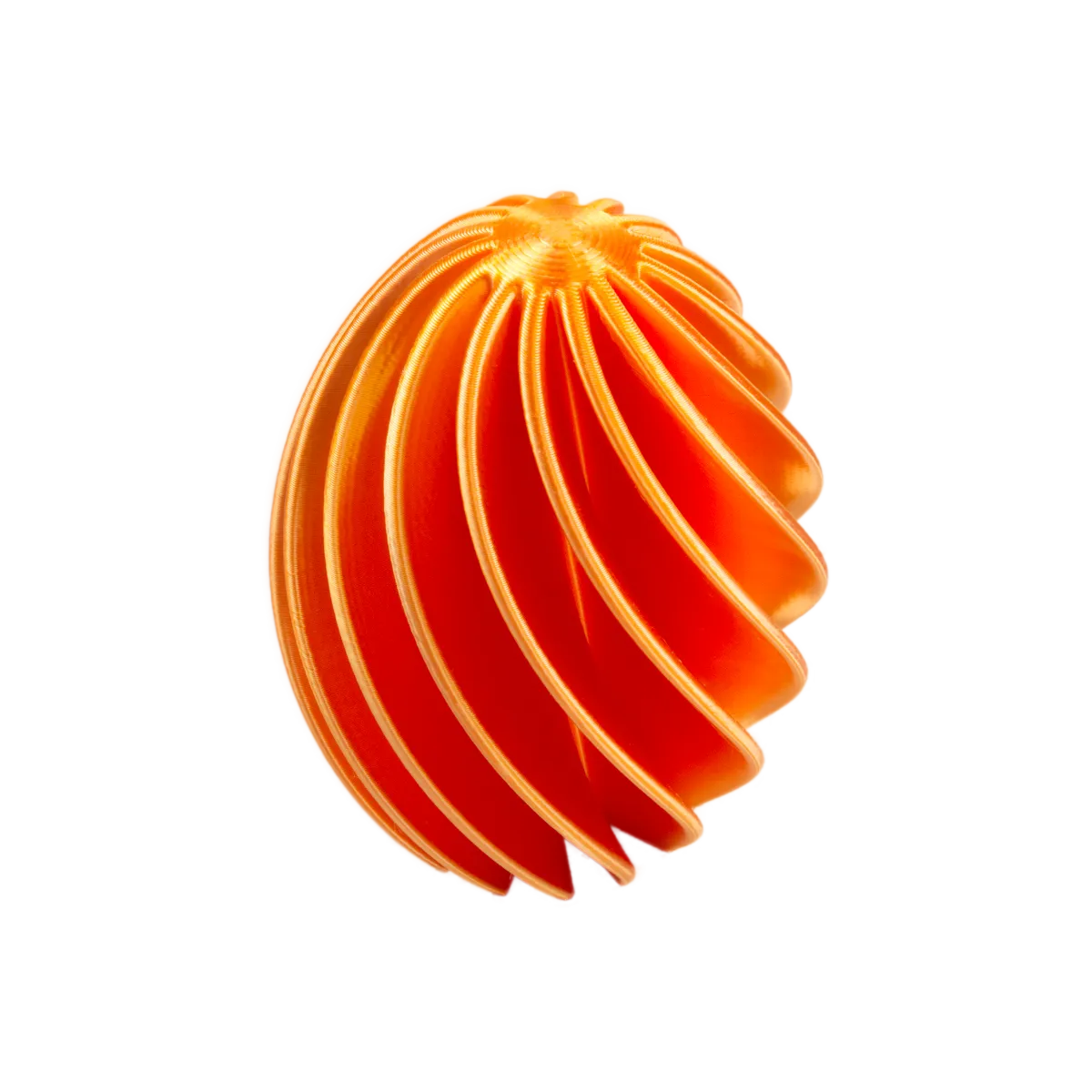Elegantes Osterei mit gedrehtem Design 01: Moderne Osterdekoration 120-180mm