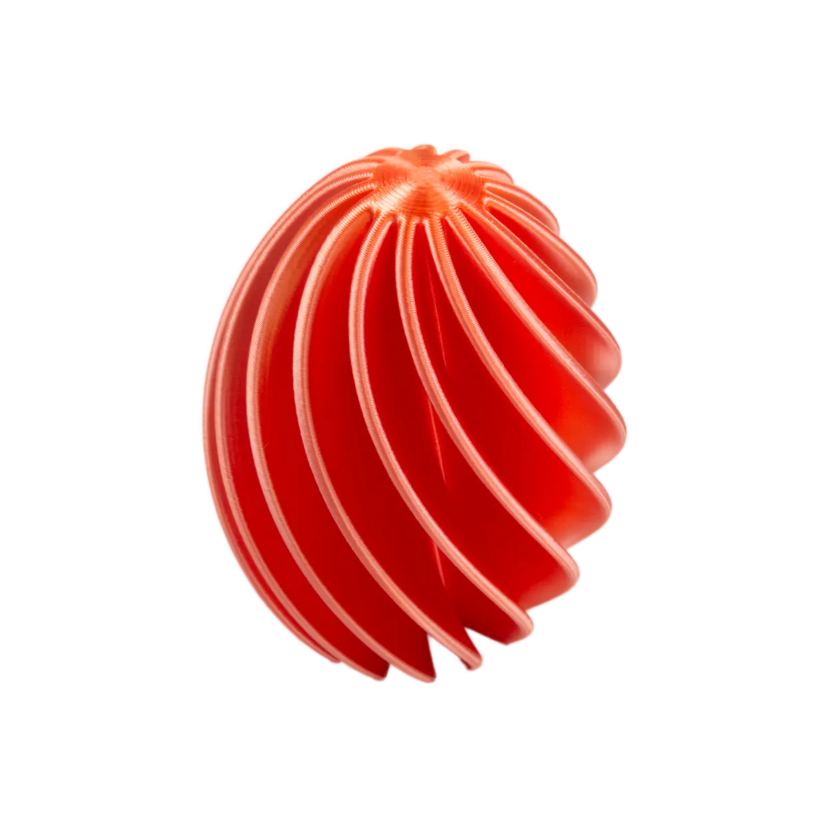 Elegantes Osterei mit gedrehtem Design 01: Moderne Osterdekoration 120-180mm