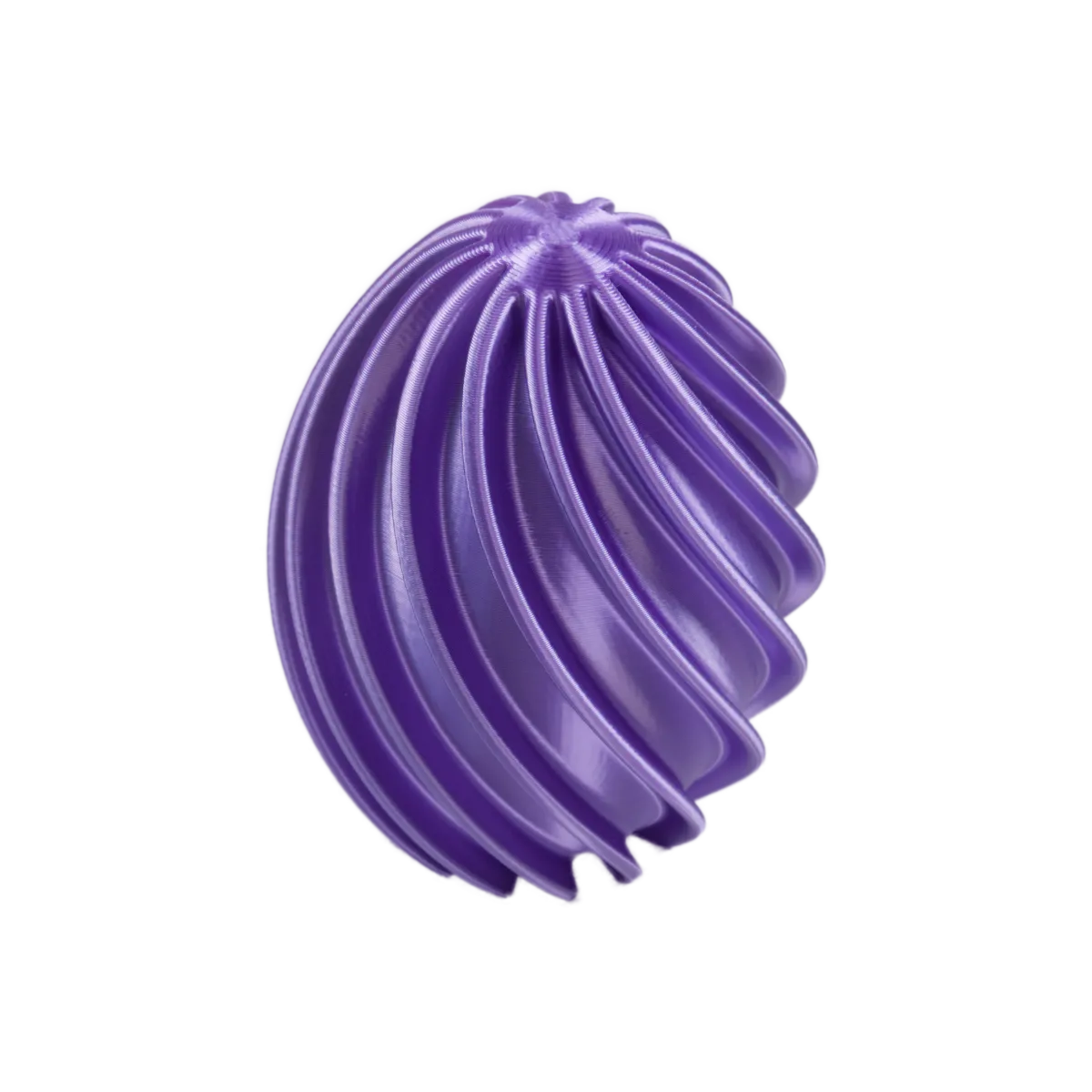 Elegantes Osterei mit gedrehtem Design 02: Moderne Osterdekoration 60-100mm