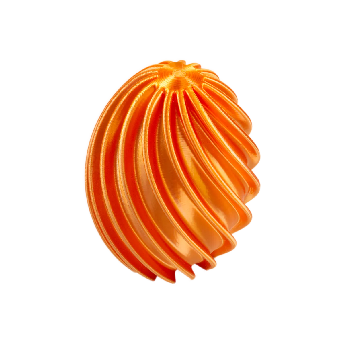 Elegantes Osterei mit gedrehtem Design 02: Moderne Osterdekoration 60-100mm