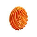 Elegantes Osterei mit gedrehtem Design 02: Moderne Osterdekoration 60-100mm