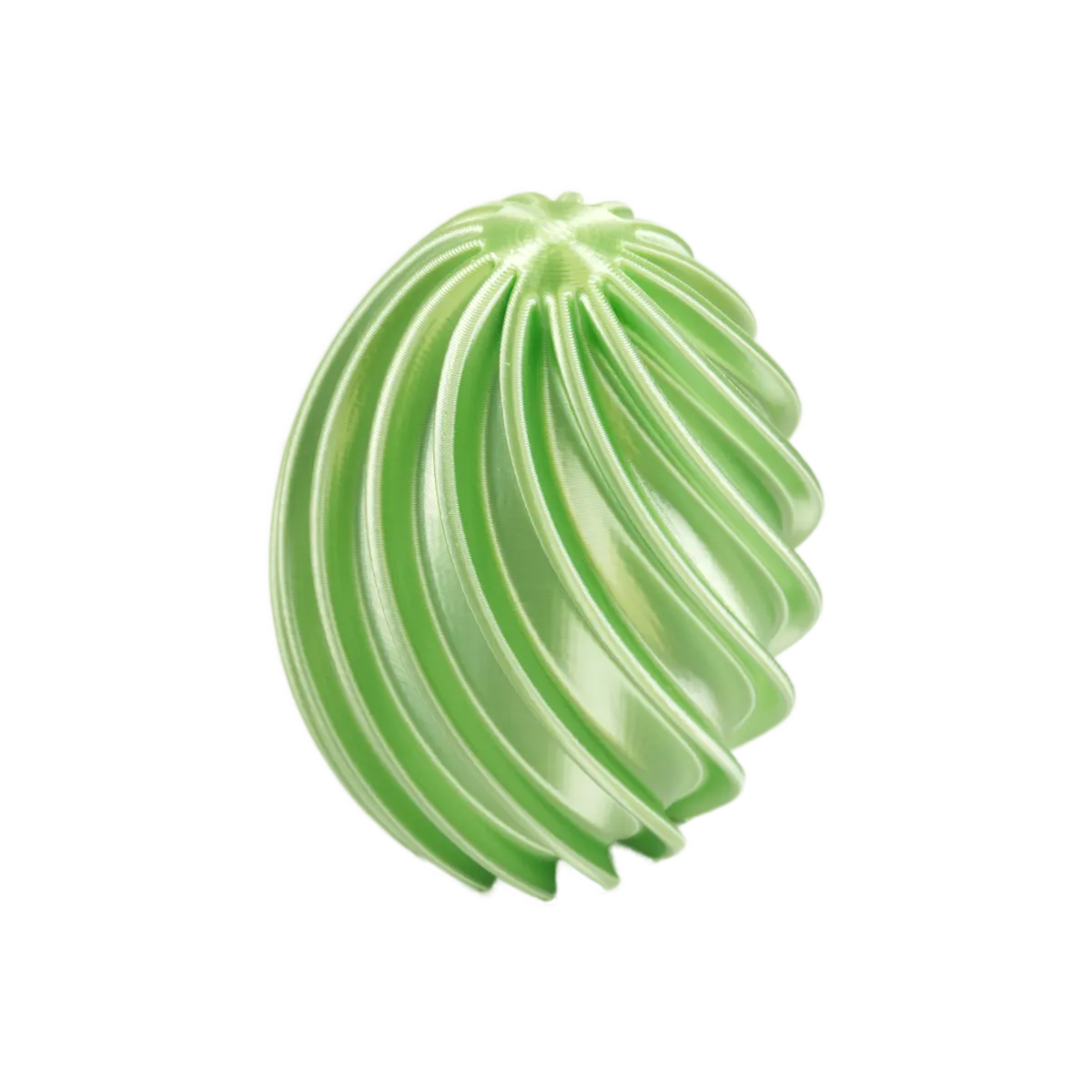 Elegantes Osterei mit gedrehtem Design 02: Moderne Osterdekoration 60-100mm