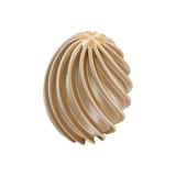 Elegantes Osterei mit gedrehtem Design 02: Moderne Osterdekoration 60-100mm