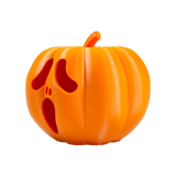 Halloween-Kürbis mit LED-Teelicht: Perfekte Beleuchtung für Ihre Gruselnacht
