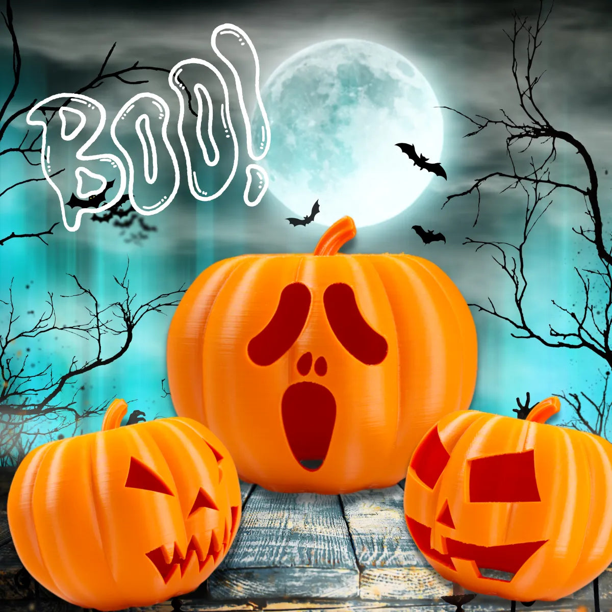 Halloween-Kürbis mit LED-Teelicht: Perfekte Beleuchtung für Ihre Gruselnacht