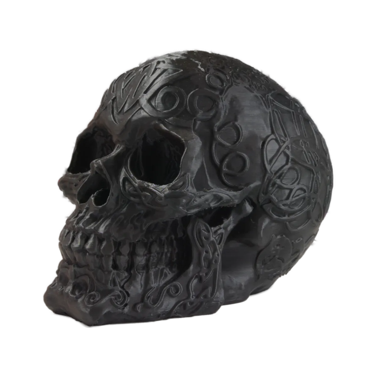 Mystischer Schädel: Keltischer Totenkopf für unheimliche Halloween-Stimmung
