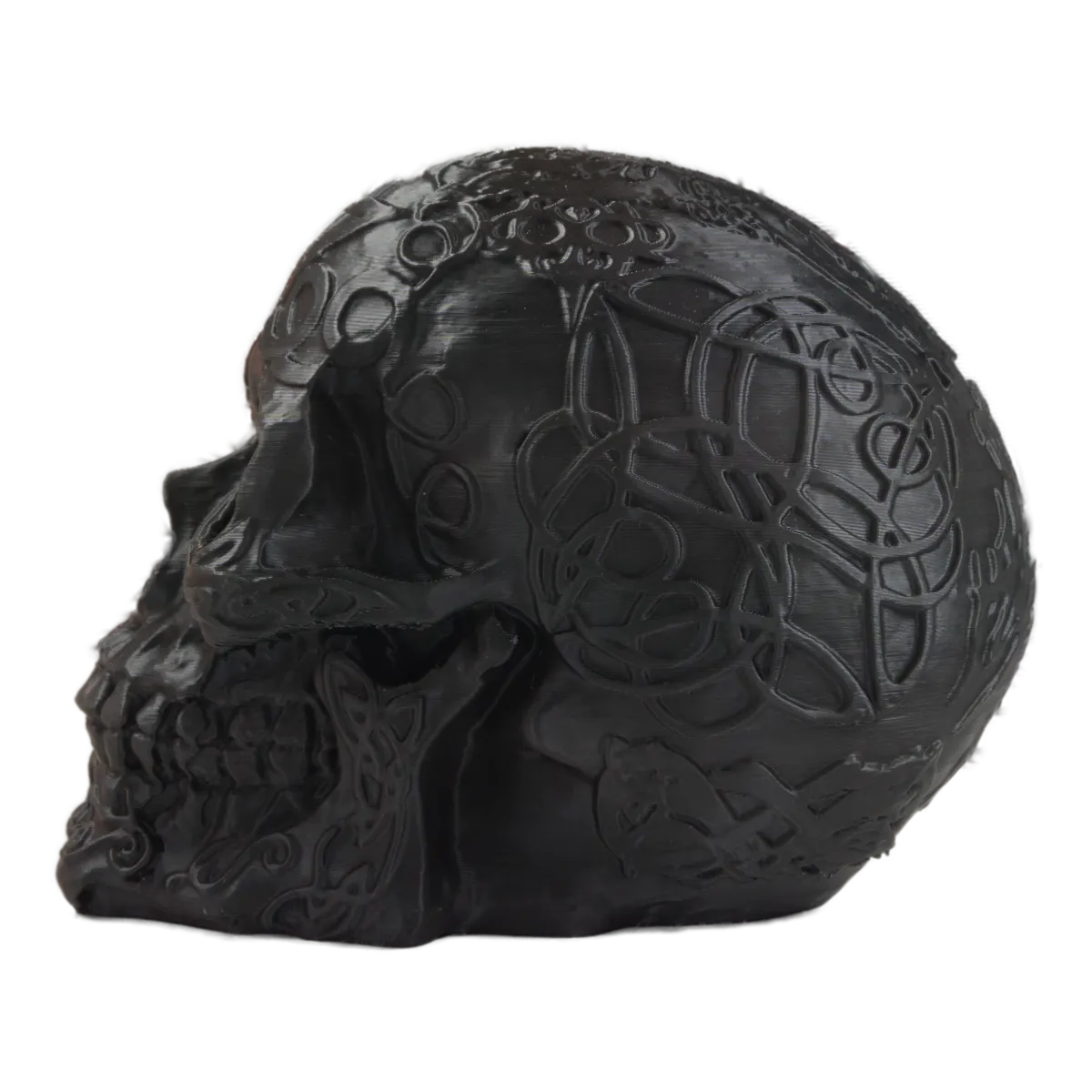 Mystischer Schädel: Keltischer Totenkopf für unheimliche Halloween-Stimmung