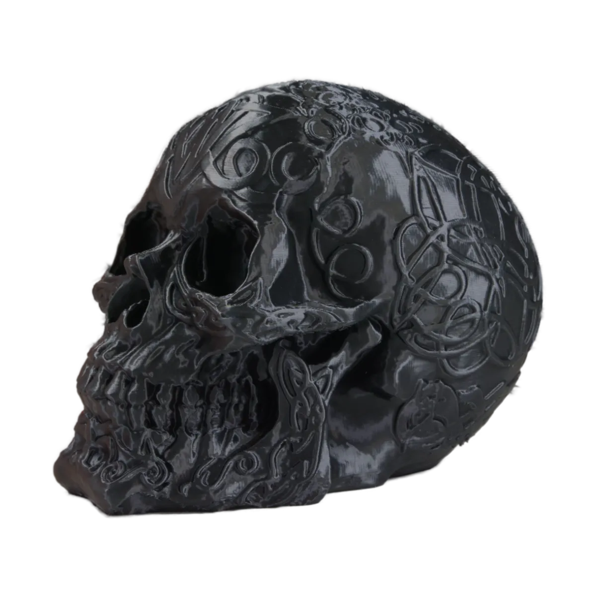 Mystischer Schädel: Keltischer Totenkopf für unheimliche Halloween-Stimmung