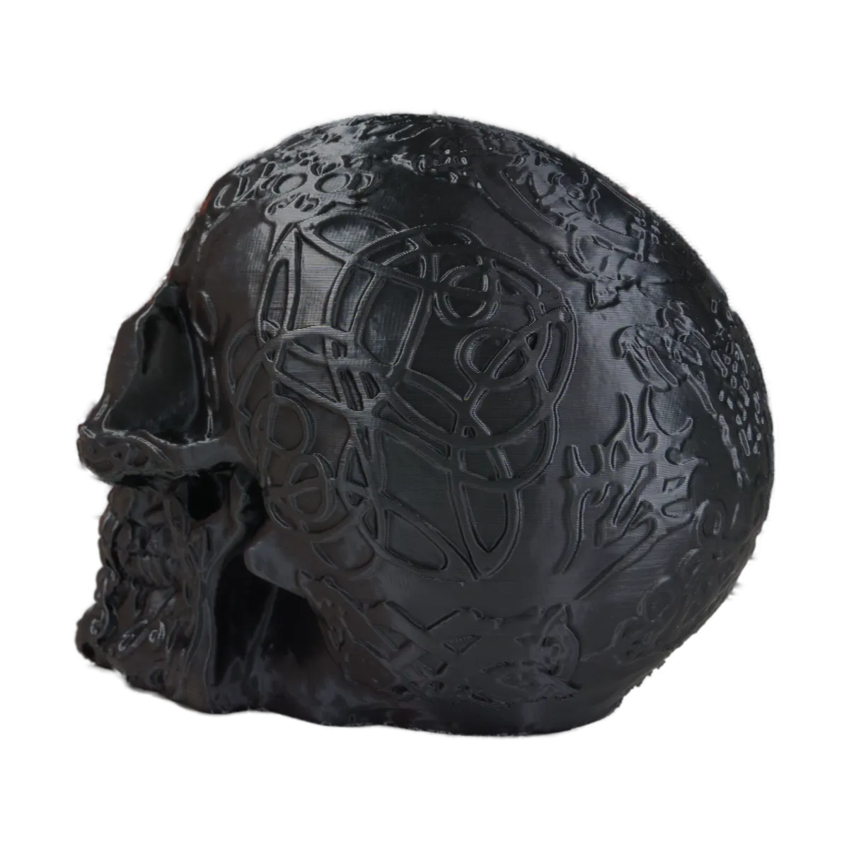 Mystischer Schädel: Keltischer Totenkopf für unheimliche Halloween-Stimmung