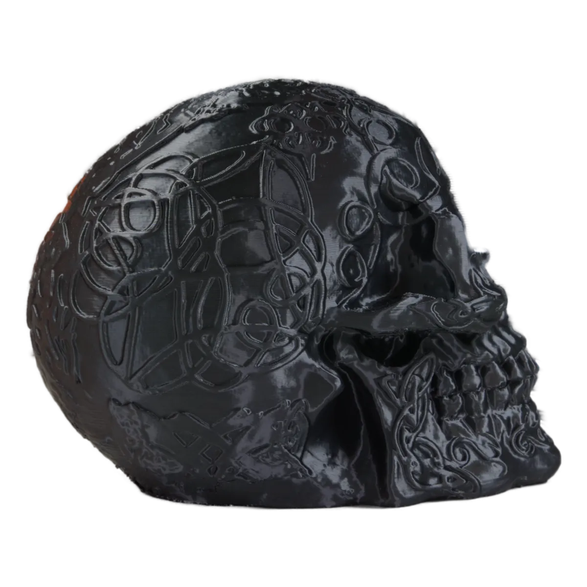 Mystischer Schädel: Keltischer Totenkopf für unheimliche Halloween-Stimmung