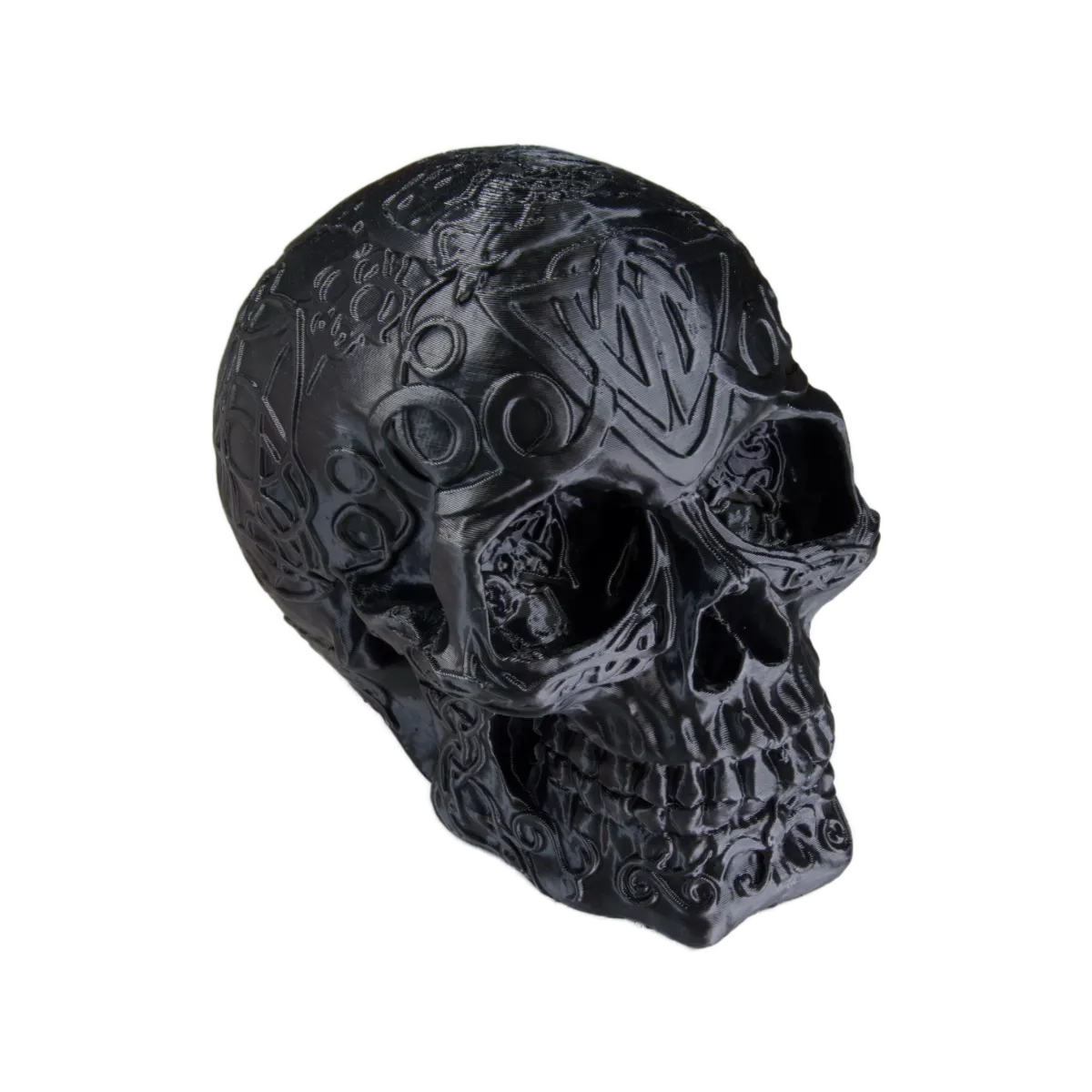 Mystischer Schädel: Keltischer Totenkopf für unheimliche Halloween-Stimmung