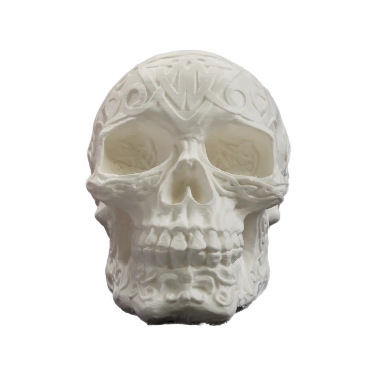 Mystischer Schädel: Keltischer Totenkopf für unheimliche Halloween-Stimmung
