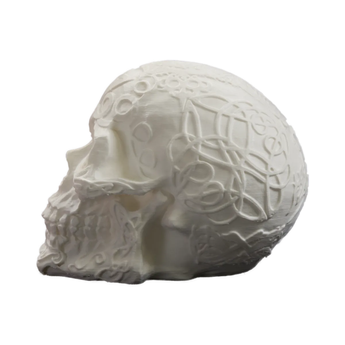 Mystischer Schädel: Keltischer Totenkopf für unheimliche Halloween-Stimmung