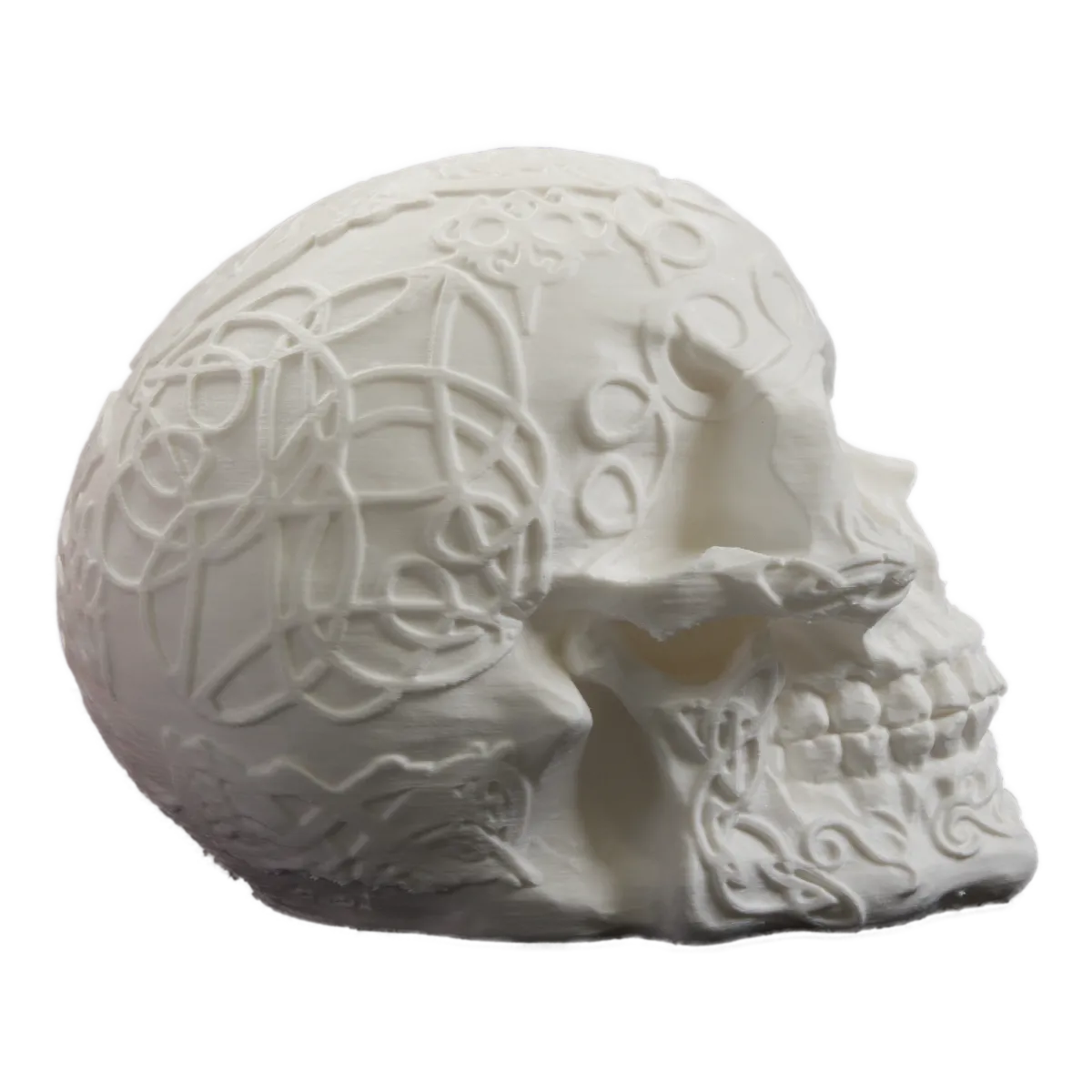 Mystischer Schädel: Keltischer Totenkopf für unheimliche Halloween-Stimmung