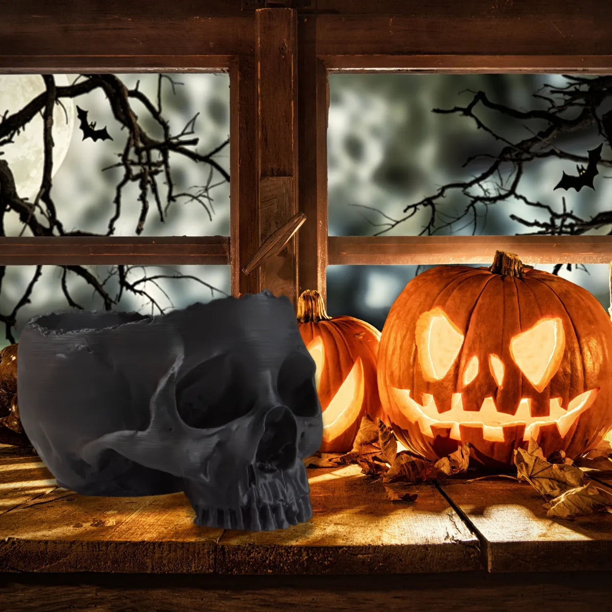 Schädel-Schale für Halloween – Die Ultimative Totenkopf-Deko!