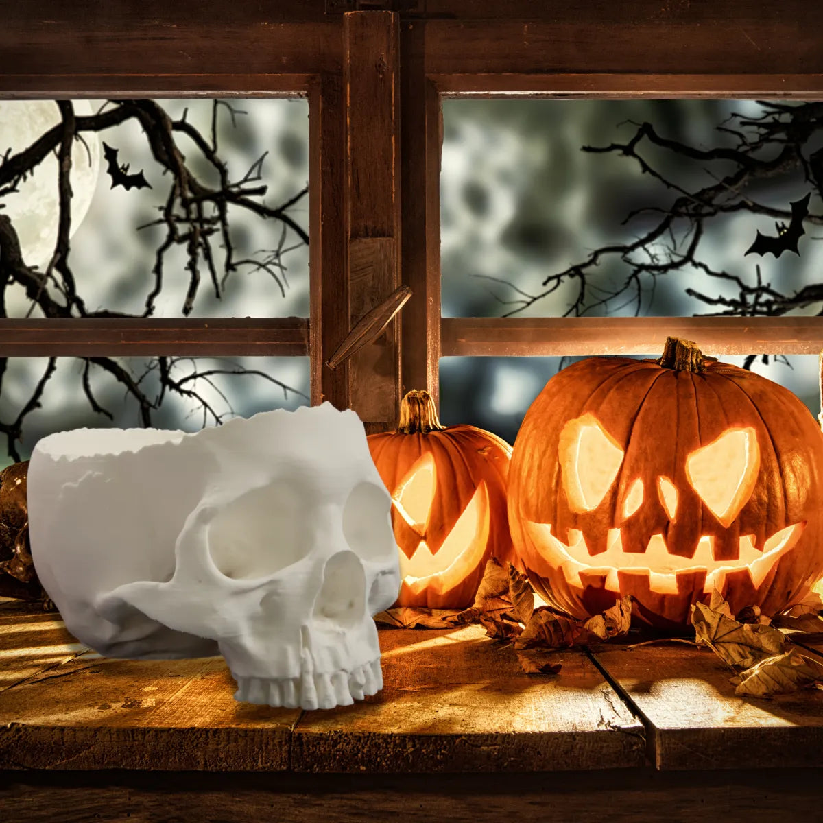 Schädel-Schale für Halloween – Die Ultimative Totenkopf-Deko!
