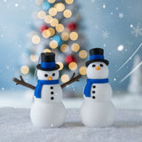 Gelenk Schneemann: Perfekte Weihnachtsbaumdeko und Tischdeko